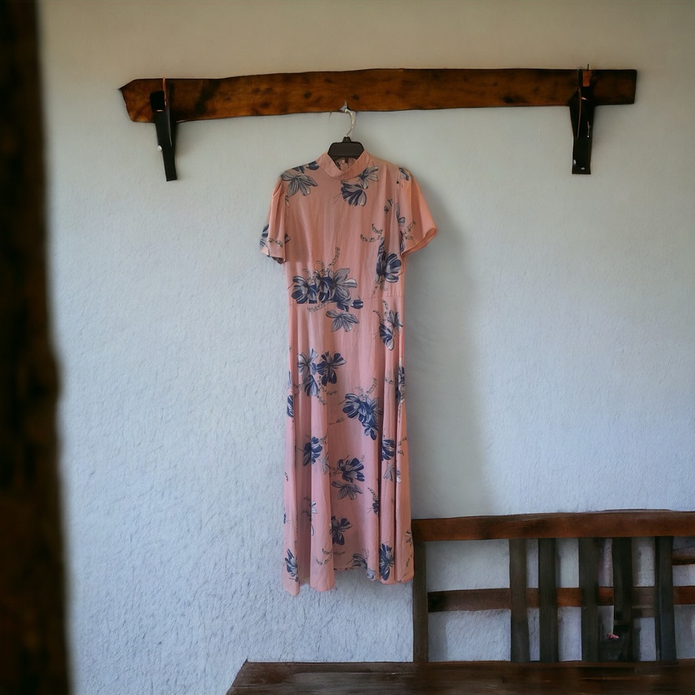 Pink floral Dress